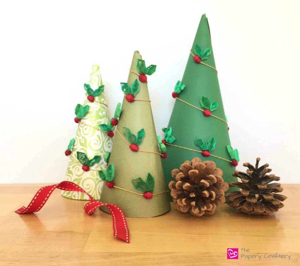 Quilling Paper Holly The Papery Craftery