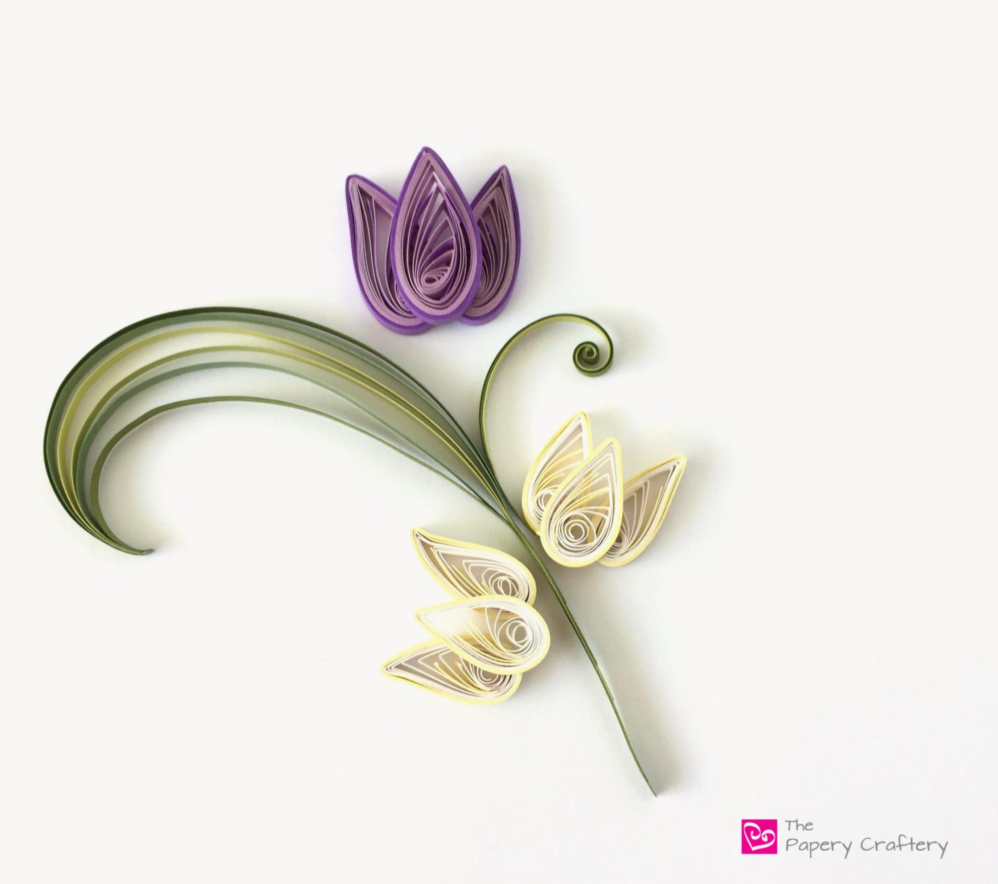 Quilling Paper Tulips - The Papery Craftery