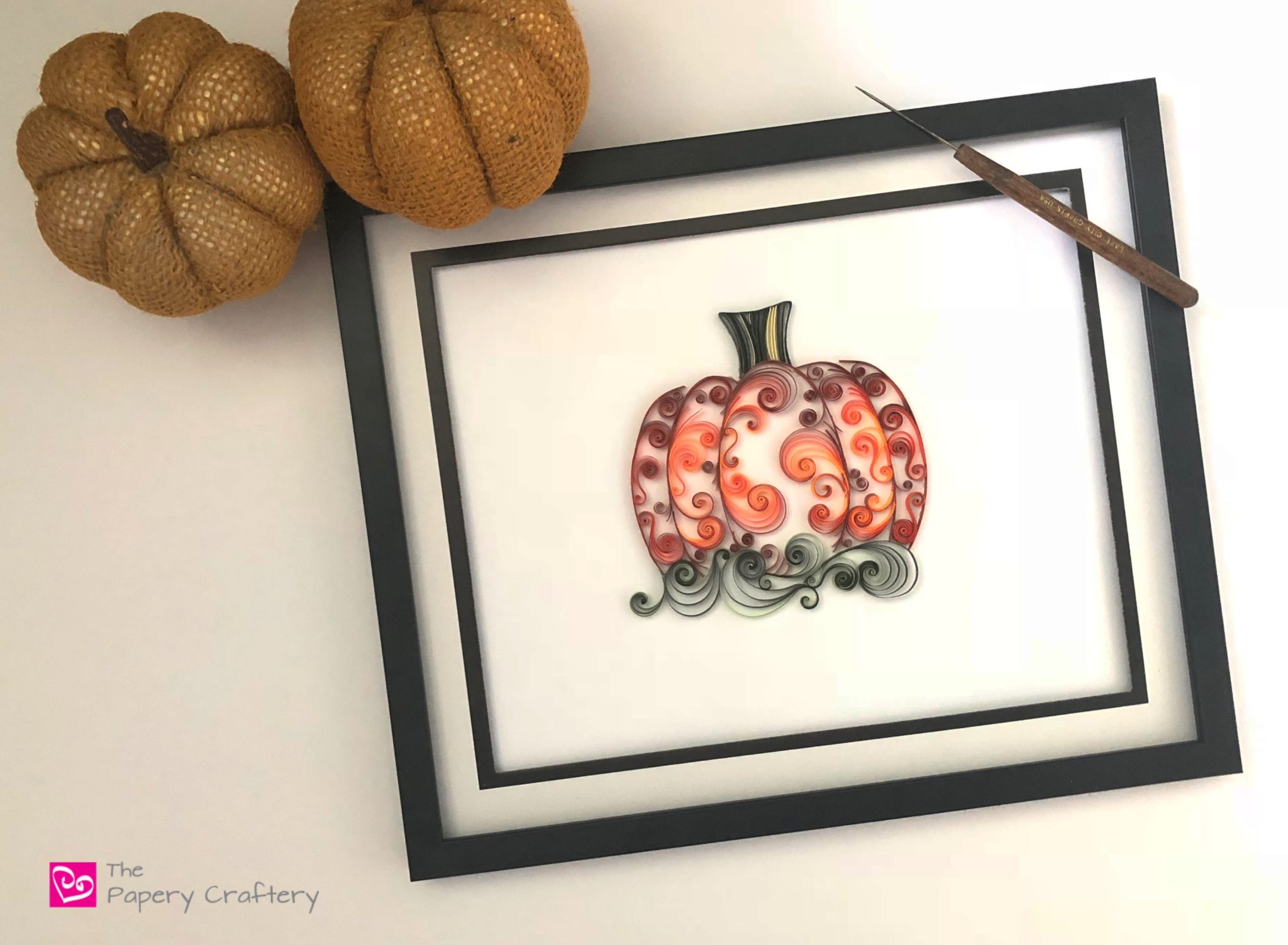 Quilling Paper Pumpkin The Papery Craftery